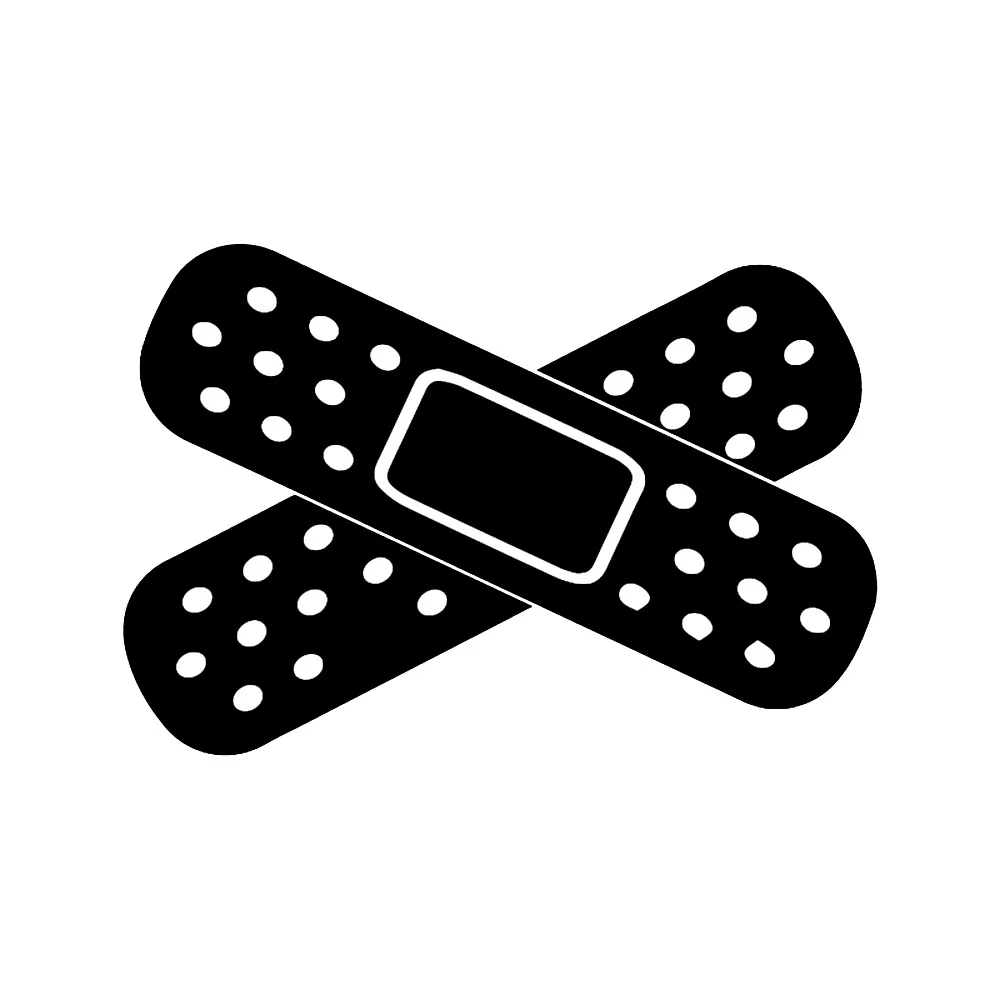 Weight Plate Bumper - Car Sticker Funny Band Aid Car