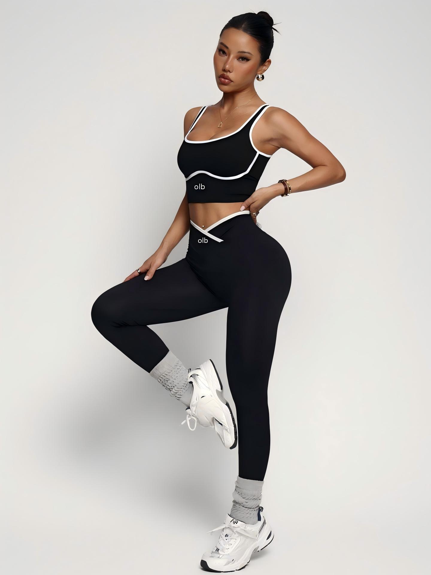 Home Gym Full Body - 2-piece new sports bra vest pants