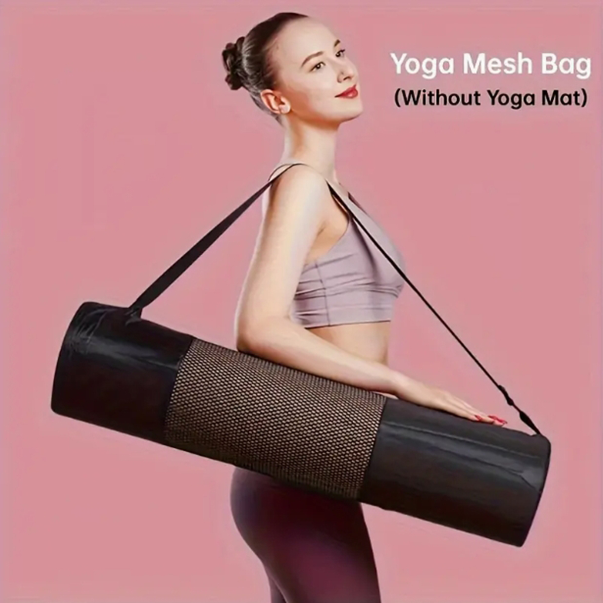 Home Gym Yoga - 1 Breathable Yoga Mat Storage Mesh