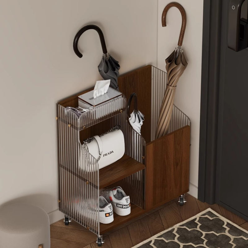 Home Gym On Carpet - Yoga Mat Storage Organizer Basket Home