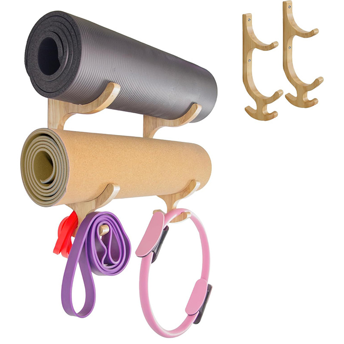 2piece Resistance Band Holder  - Home Gym Yoga ulasan dan harga