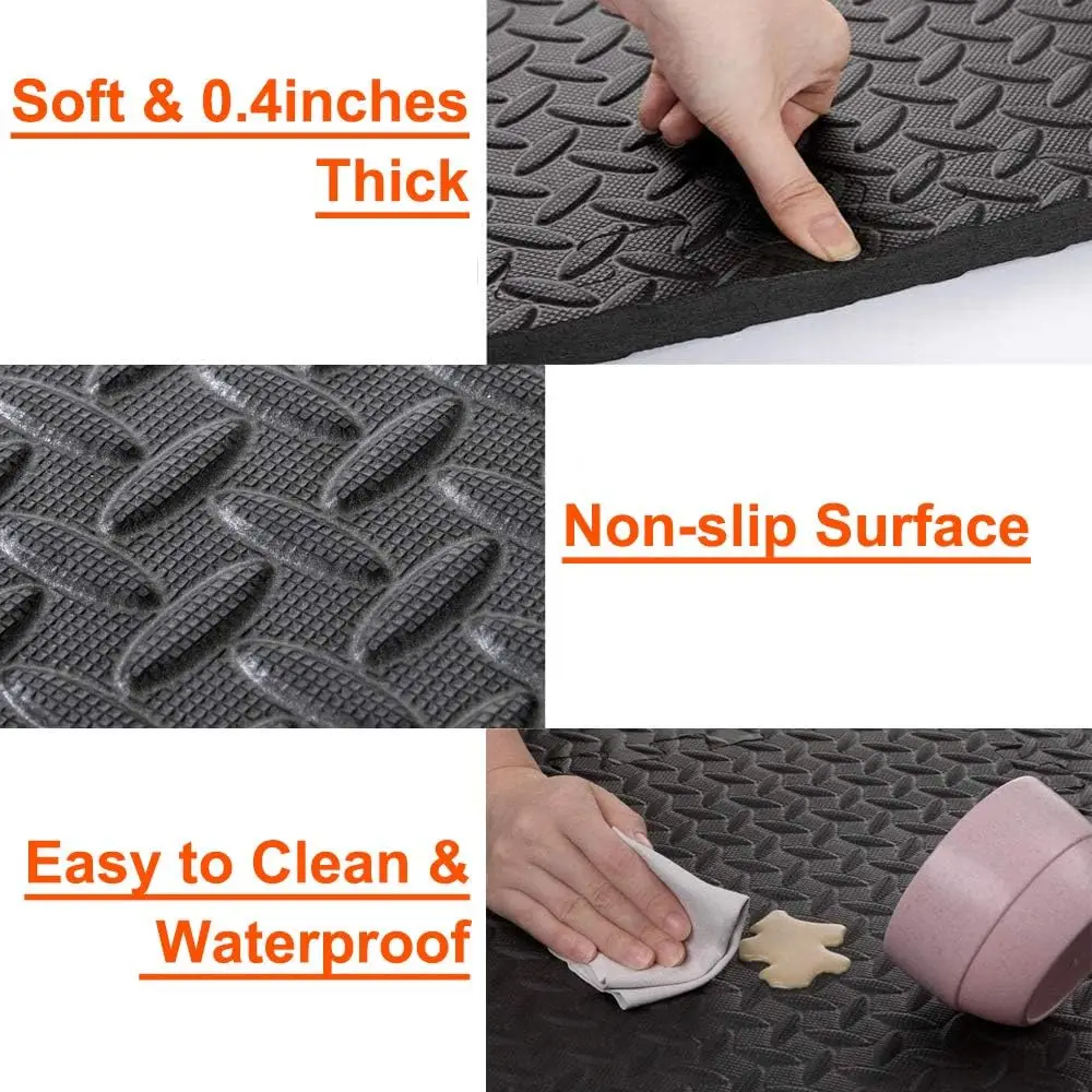 Puzzle Fitness Mat EVA Interlo - Home Gym On Carpet ulasan dan harga