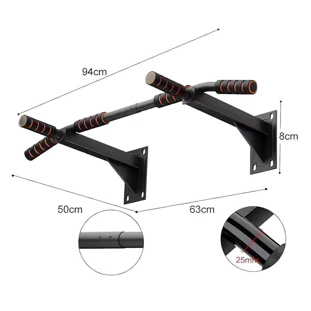 Adjustable Steel Frame Bar Hom - Home Gym Pull Up Bar ulasan dan harga