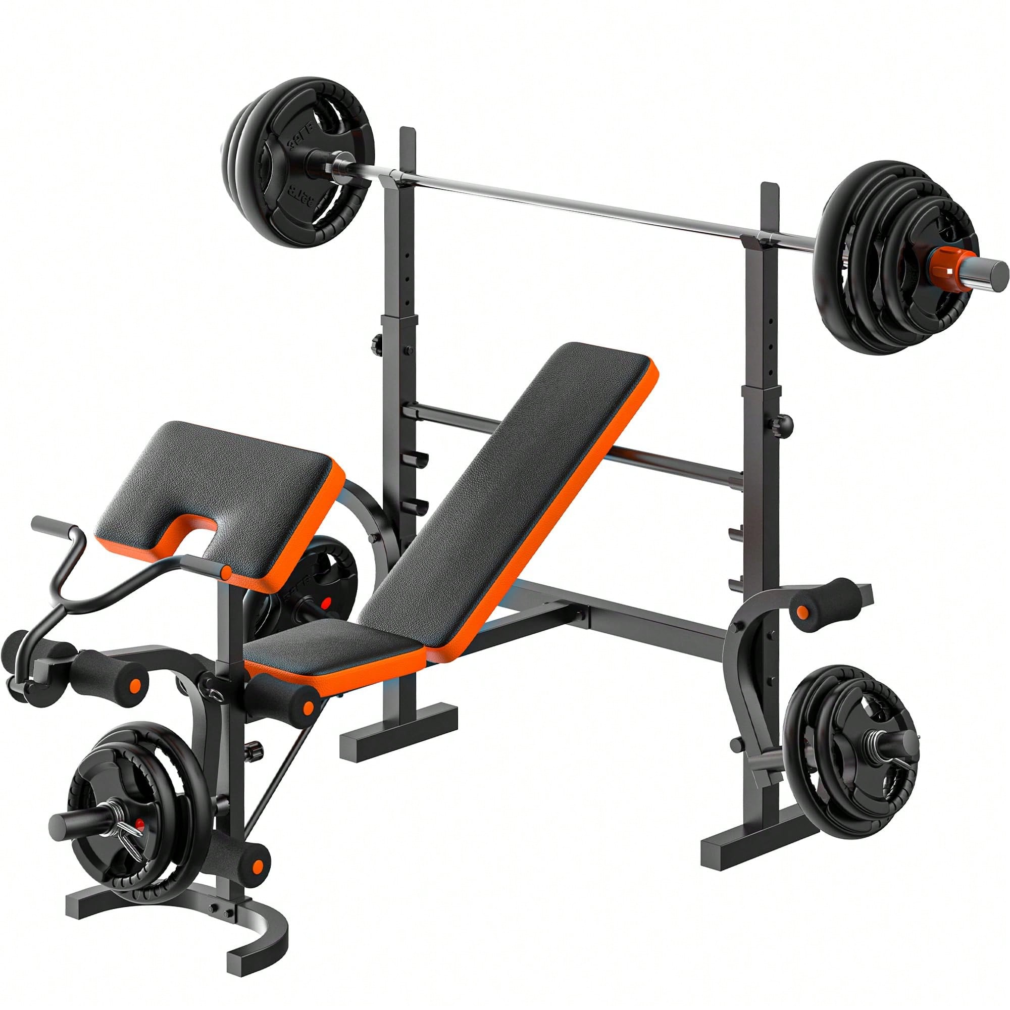 GIKPAL Weight Bench, Bench Pre - Home Gym Weight Bench ulasan dan harga