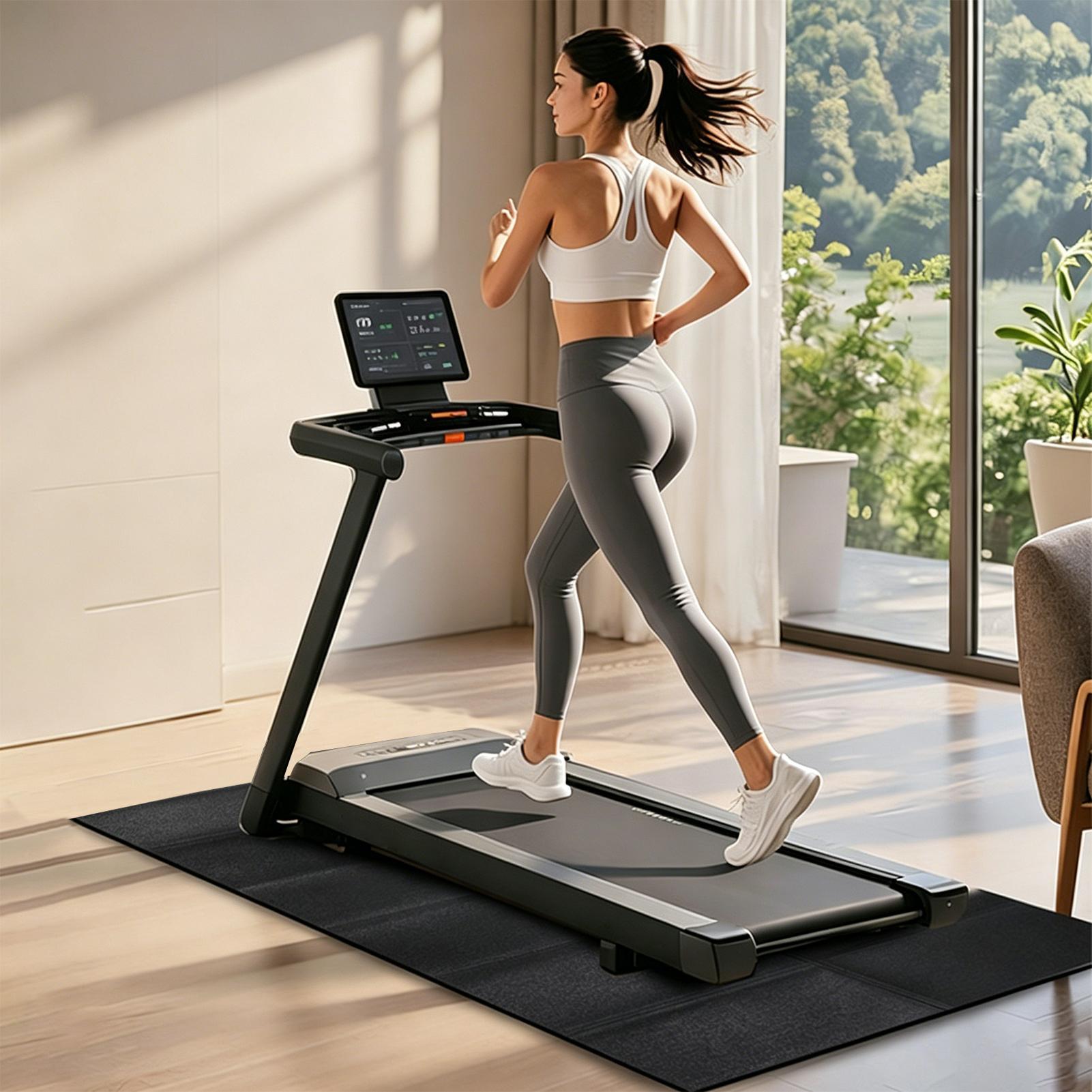 Treadmill Mat Vibration Absorb - Home Gym Yoga ulasan dan harga