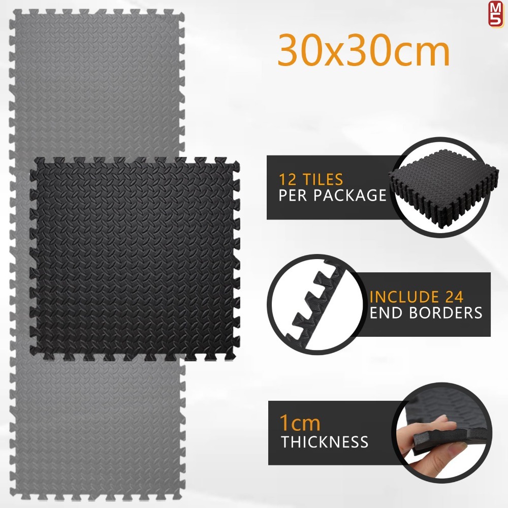 Massage Cushion EVA Foam Puzzl - Home Gym On Carpet ulasan dan harga