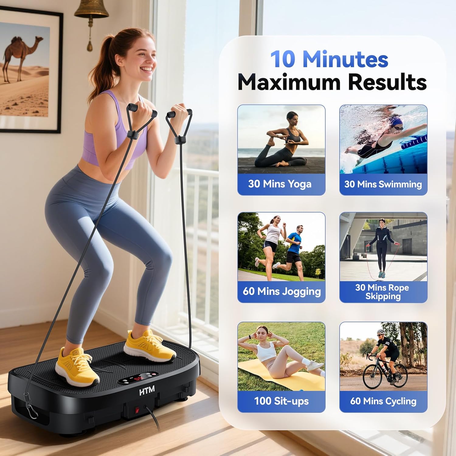 Vibration Plate Fat Burning Fi - Home Gym Tools ulasan dan harga