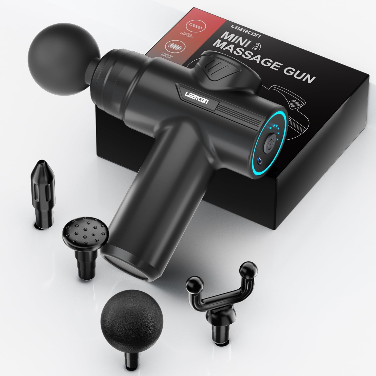LEERCON Mini Massage Gun, 6 Sp - Home Gym Electric Machine ulasan dan harga