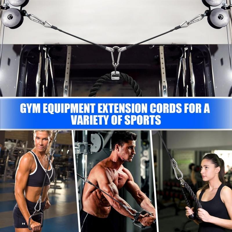 1/2 pcs gym cable extension co - Home Gym Leg Extension Machine ulasan dan harga