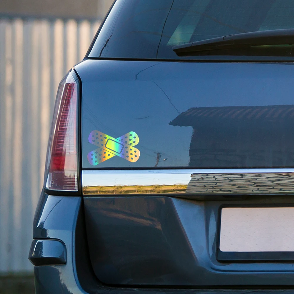 Car Sticker Funny Band Aid Car - Weight Plate Bumper ulasan dan harga