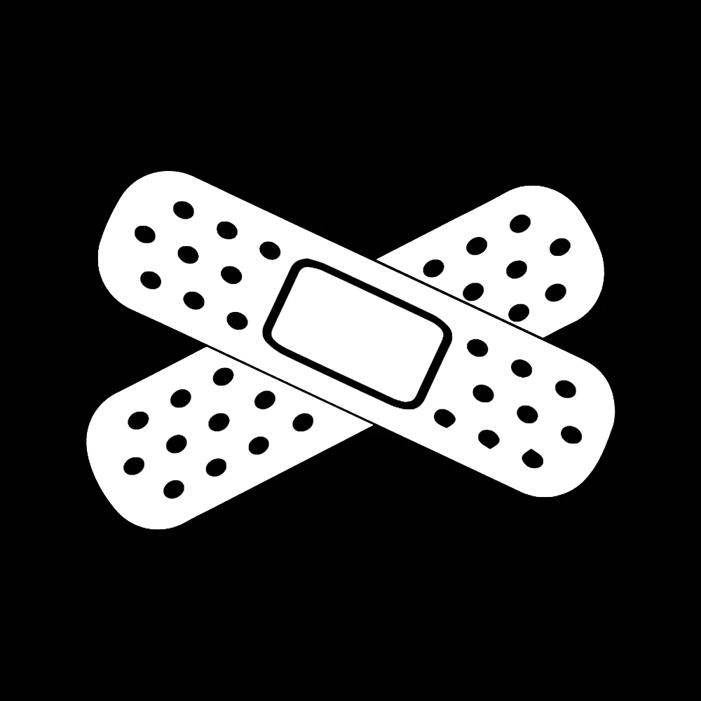 Car Sticker Funny Band Aid Car - Weight Plate Bumper ulasan dan harga