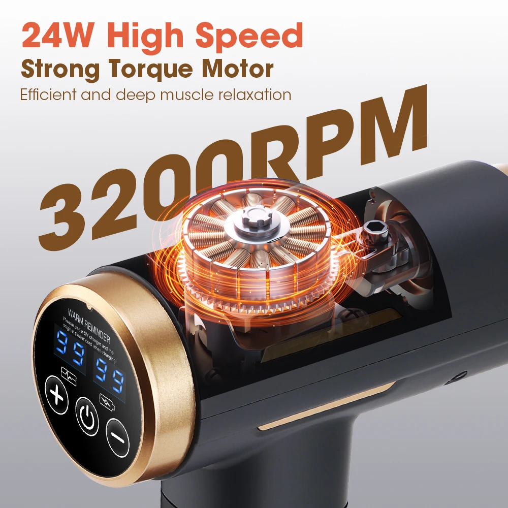 Electric Fascia Gun 24W 99 Gea - Home Gym Electric Machine ulasan dan harga