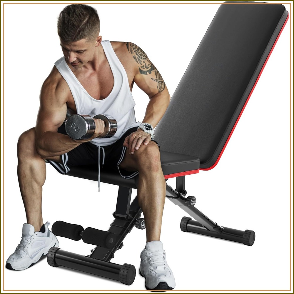 Adjustable Weight Bench for Fu - Home Gym Weight Bench ulasan dan harga
