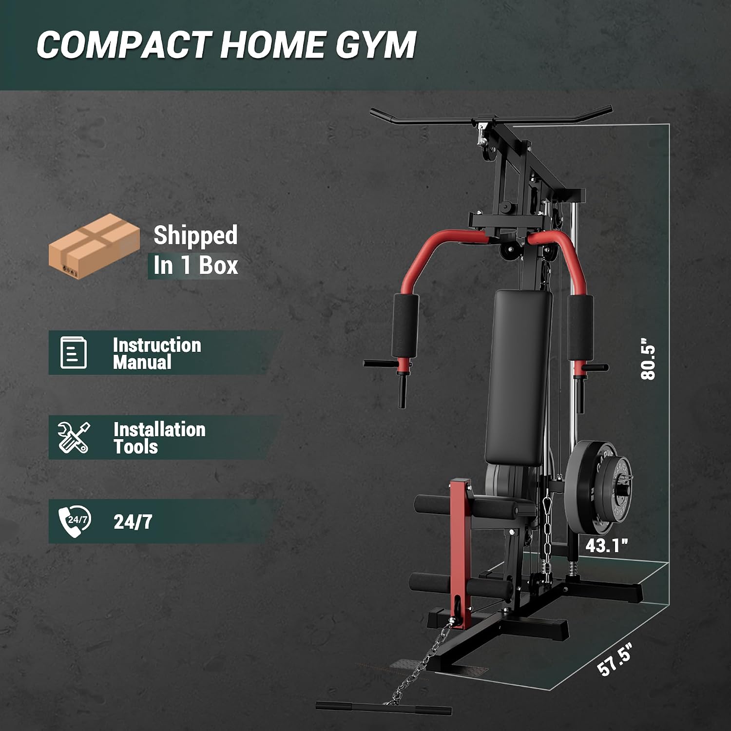 Full-Body Home Gym Machine wit - Home Gym Leg Extension Machine ulasan dan harga