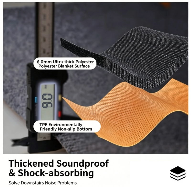 Heavy-Duty Sound Absorbing Rug - Home Gym On Carpet ulasan dan harga