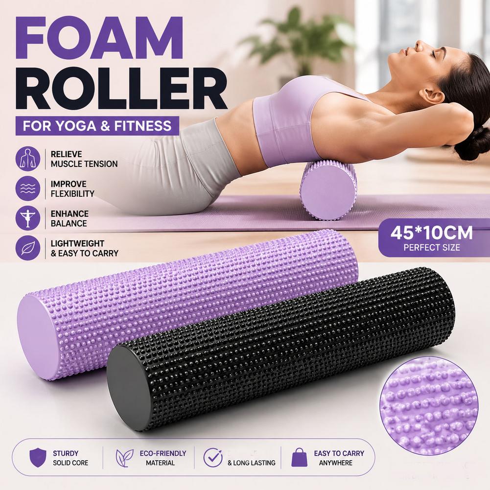Yoga Foam Roller EVA High Dens - Home Gym Yoga ulasan dan harga
