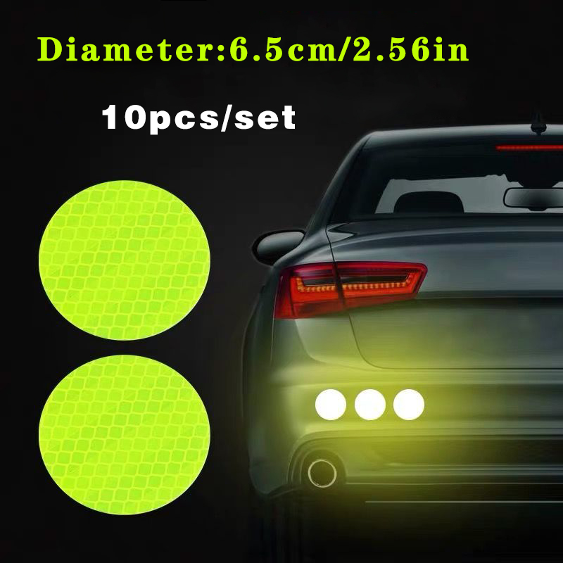10pcs/set Car Bumper Reflectiv - Weight Plate Bumper ulasan dan harga