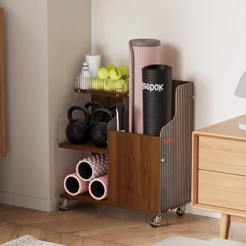 Yoga Mat Storage Organizer Bas - Home Gym On Carpet ulasan dan harga