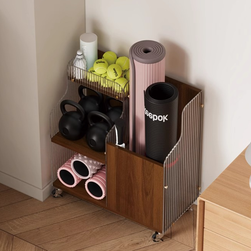 Yoga Mat Storage Organizer Bas - Home Gym On Carpet ulasan dan harga