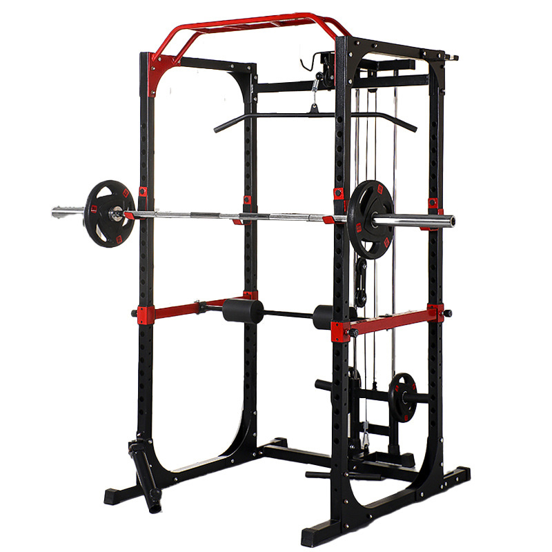 Comercial Power Cage Squat Rac - Home Gym Pull Up Bar ulasan dan harga