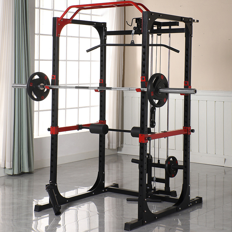 Comercial Power Cage Squat Rac - Home Gym Pull Up Bar ulasan dan harga