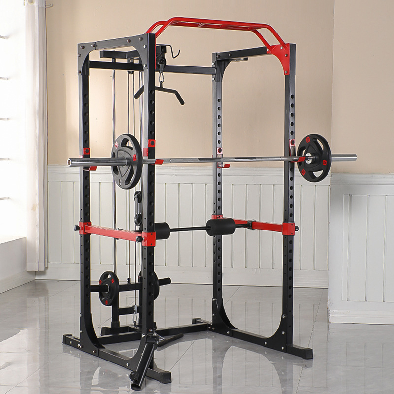 Comercial Power Cage Squat Rac - Home Gym Pull Up Bar ulasan dan harga