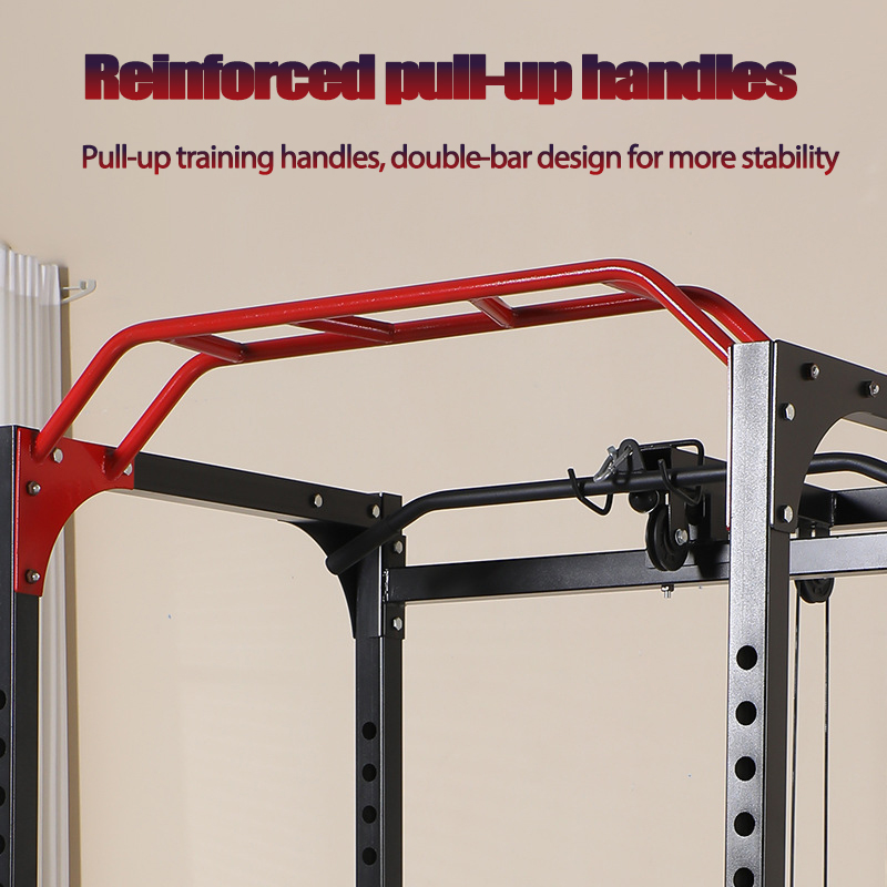 Comercial Power Cage Squat Rac - Home Gym Pull Up Bar ulasan dan harga