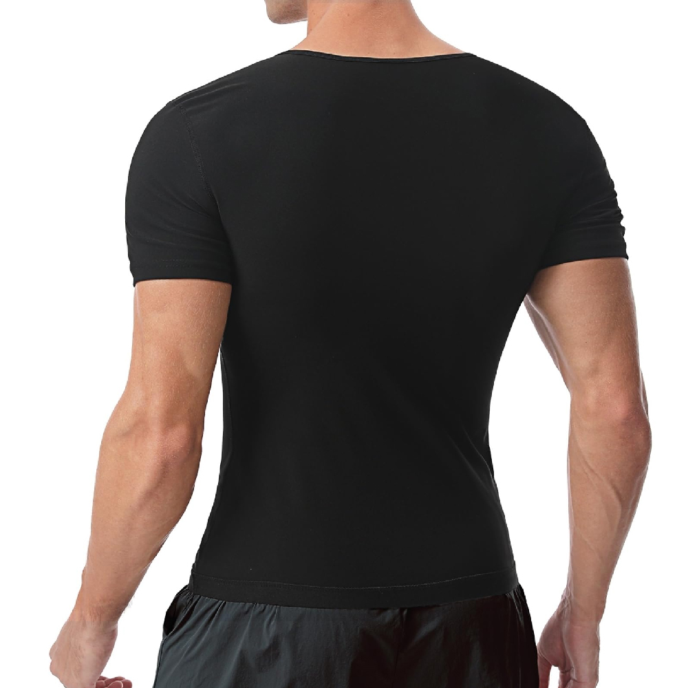 1PCS  Short Sleeve Sauna Shirt - Home Gym Full Body ulasan dan harga