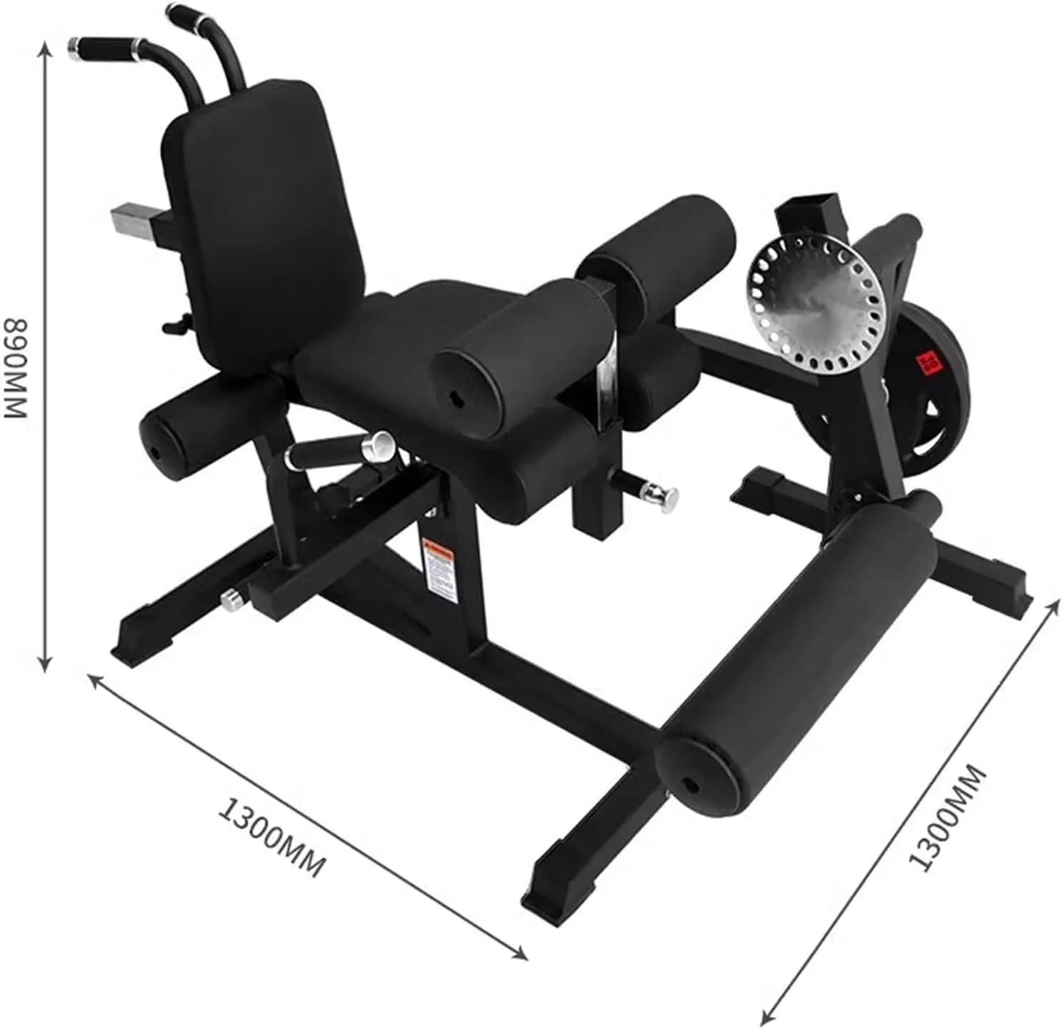 Plate Loaded Adjustable Leg Wo - Home Gym Leg Extension Machine ulasan dan harga
