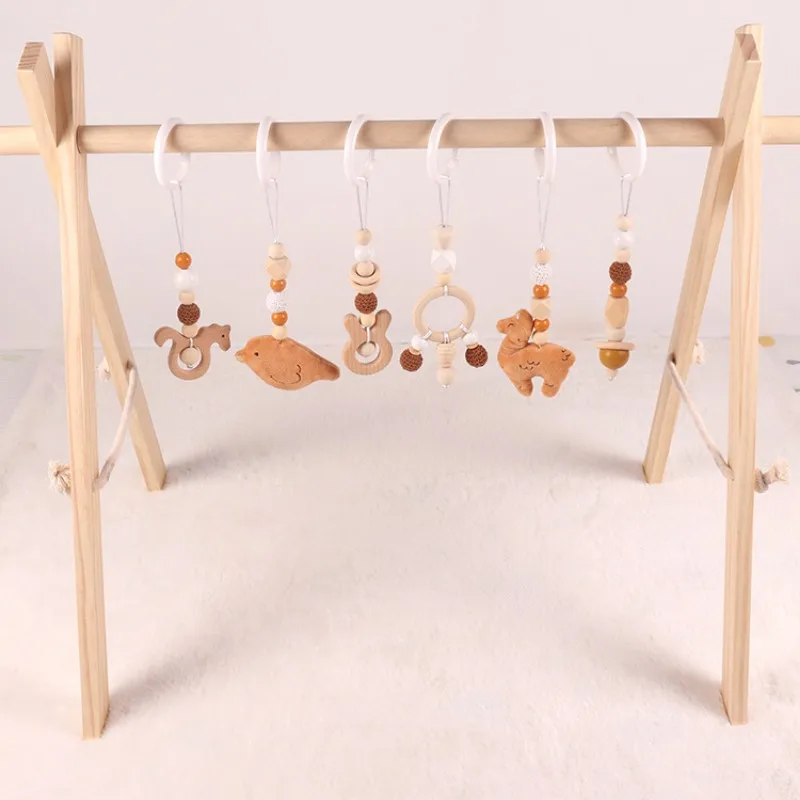 6Pcs Wooden Baby Toys Wooden B - Home Gym Room ulasan dan harga
