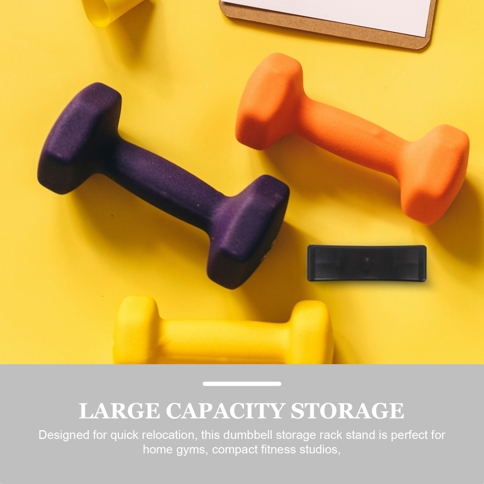 8Pcs Dumbbell Storage Saddles  - Home Gym Weight ulasan dan harga