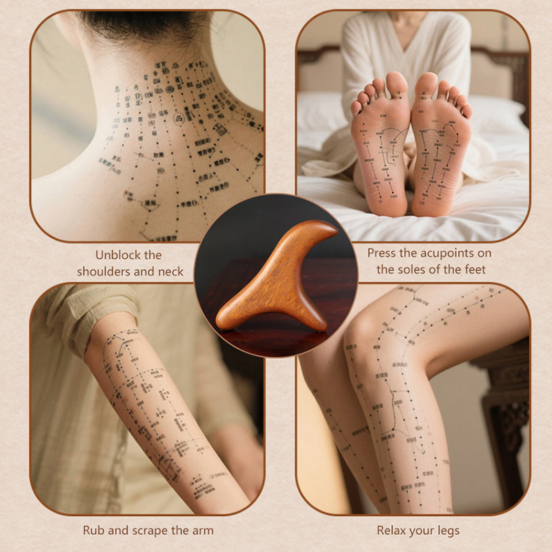 1 PCS Neck Foot Sandalwood Tri - Home Gym Tools ulasan dan harga