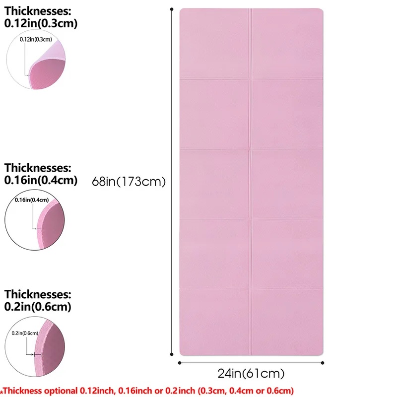 3/4/6mm Thick Non Slip Yoga Ma - Home Gym On Carpet ulasan dan harga