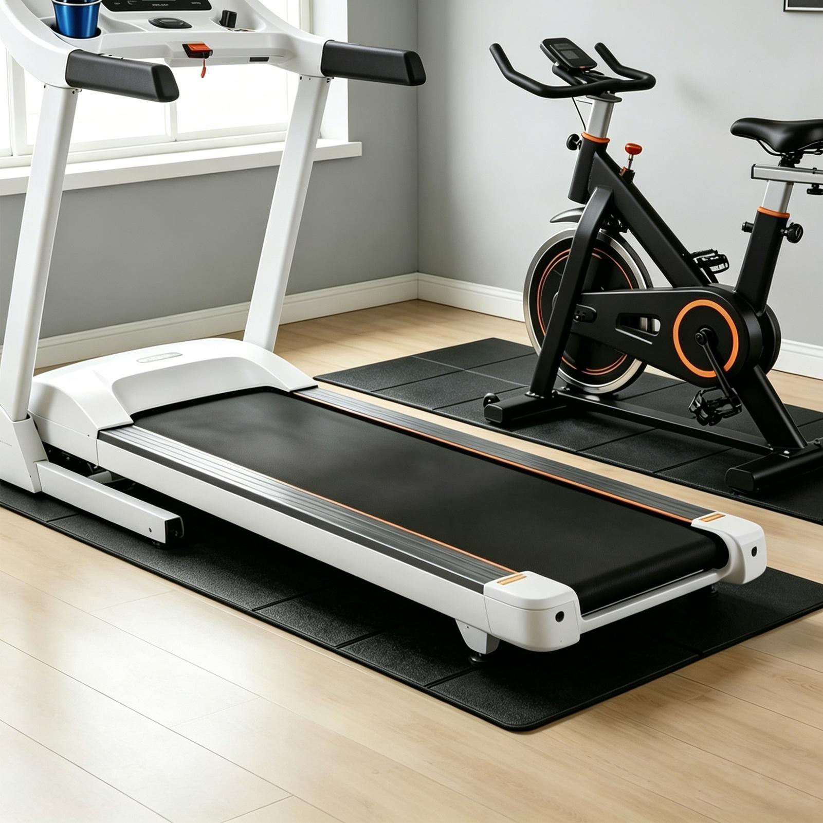 Under Treadmill Mat Heavy Duty - Home Gym Yoga ulasan dan harga
