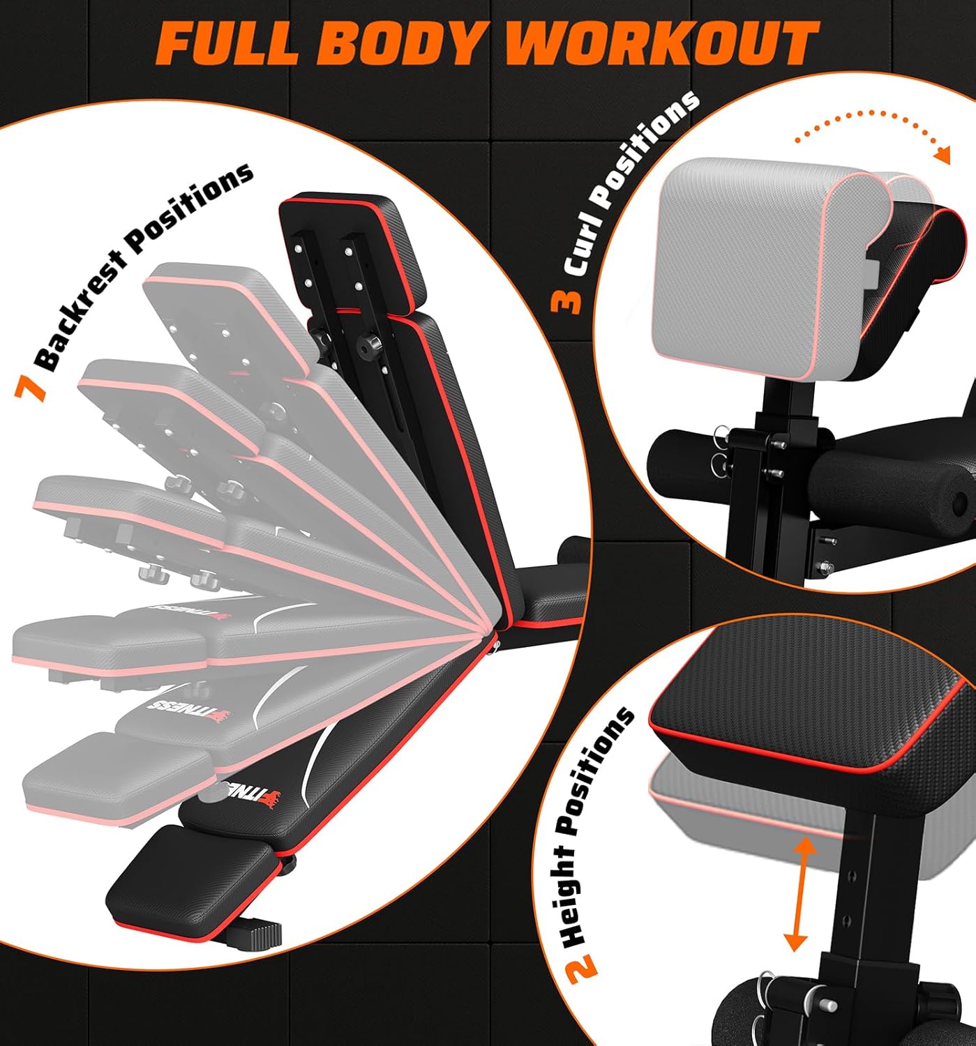 Home Gym Foldable Weight Bench - Home Gym Weight Bench ulasan dan harga