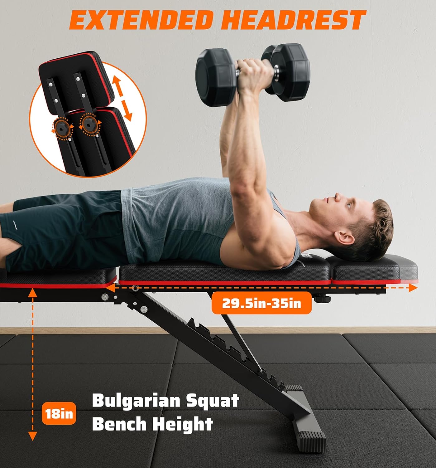 Home Gym Foldable Weight Bench - Home Gym Weight Bench ulasan dan harga