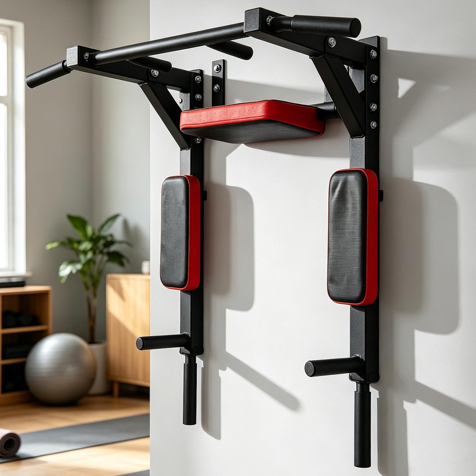 Wall-Mounted Pull-up Bar Fitne - Home Gym Pull Up Bar ulasan dan harga